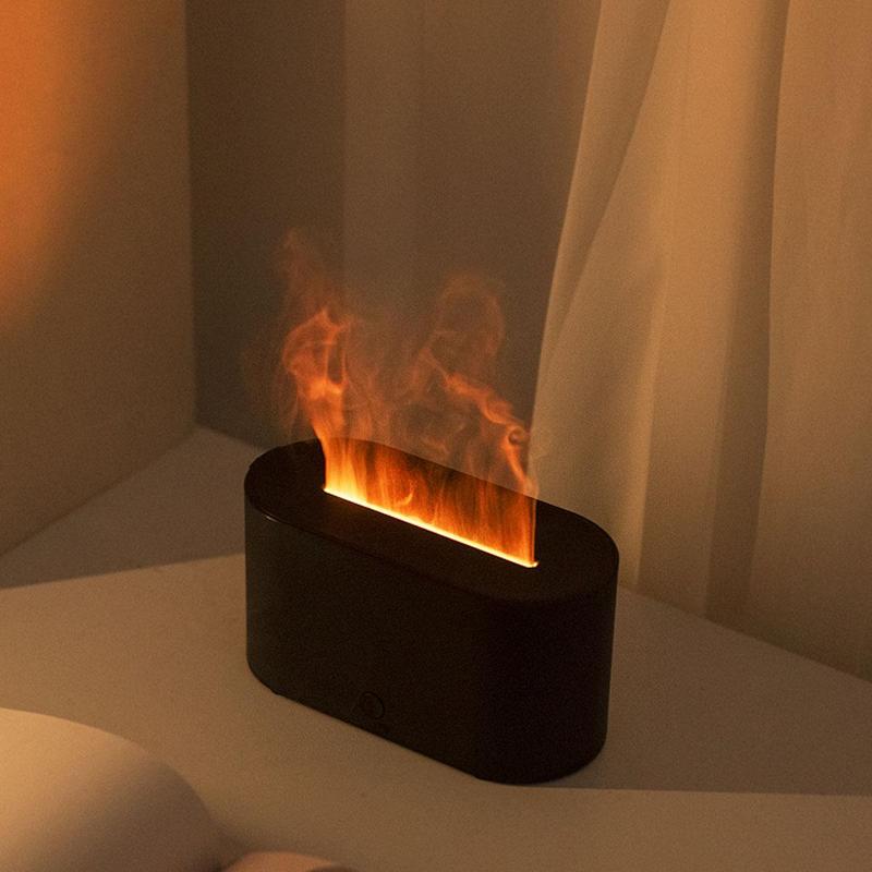Simulate Flame Design Ultrasonic Aroma Diffuser, Portable USB Powered